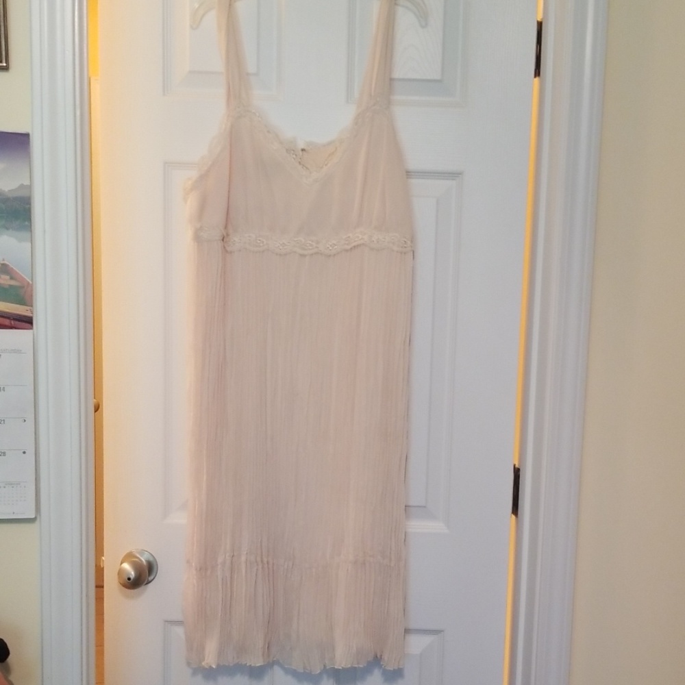 Gently worn Cream midi Dress size 14